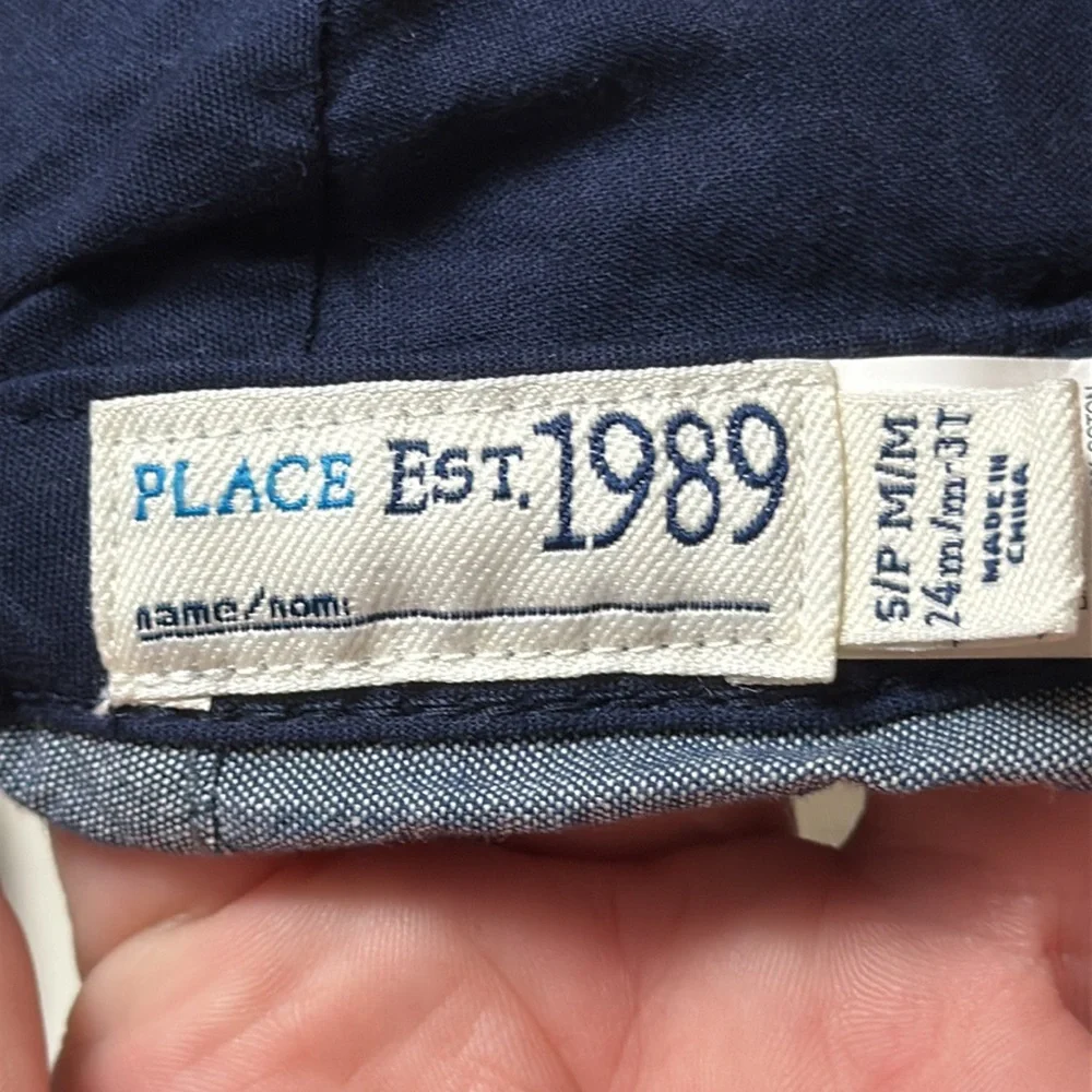 The Children’s Place Boy’s Beret Blue Flat Cap Size 24m - 3T